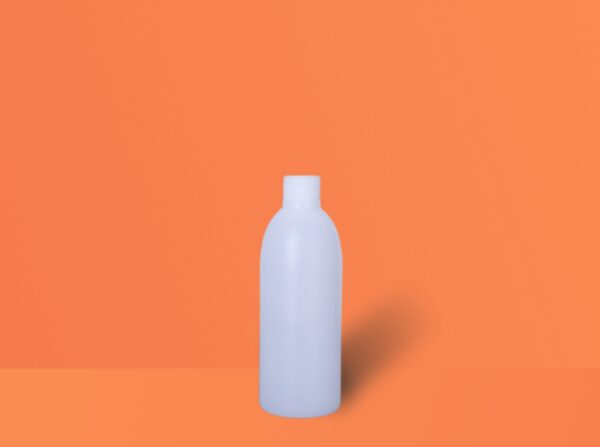 White colour plastic taper bottle by Mono Industries placed on a table