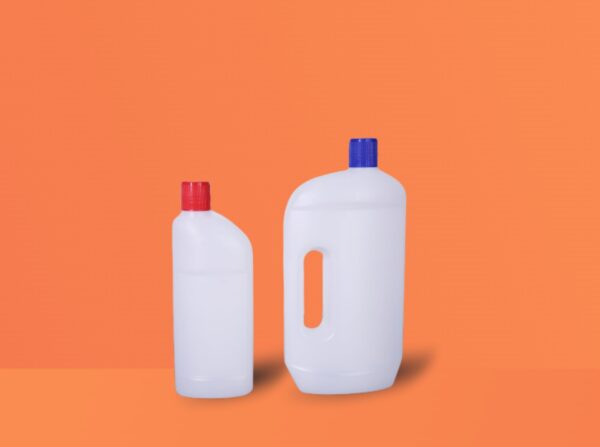 Cleaning solutions bottles by Mono Industries on a white background